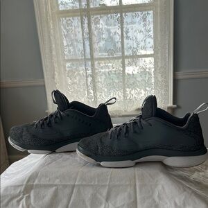 Jordan Black and Gray Sneakers